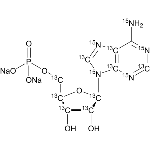 Adenosine monophosphate-13C10,15N5 disodium (AMP-13C10,15N5 disodium)